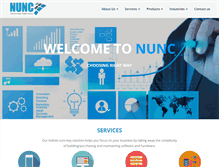 Tablet Screenshot of nuncsystems.com